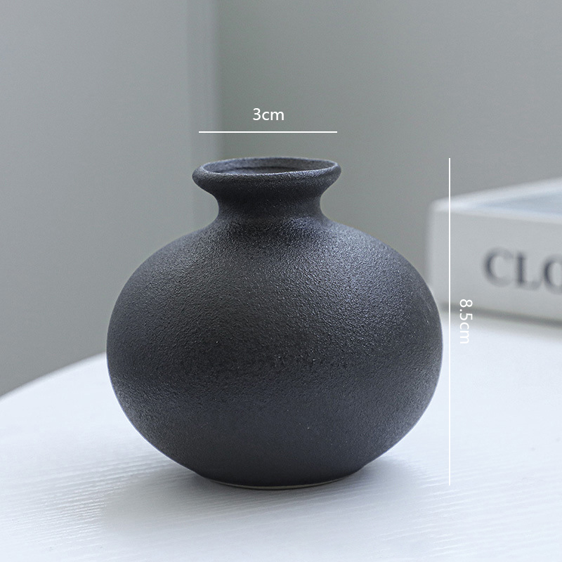 5Pcs Black Ceramic Vase Set Mo - Desk Setup Black recensione e prezzo