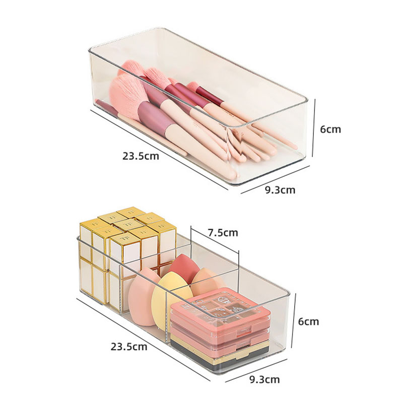 Acrylic Cosmetics Storage Box  - Desk Setup Organization recensione e prezzo