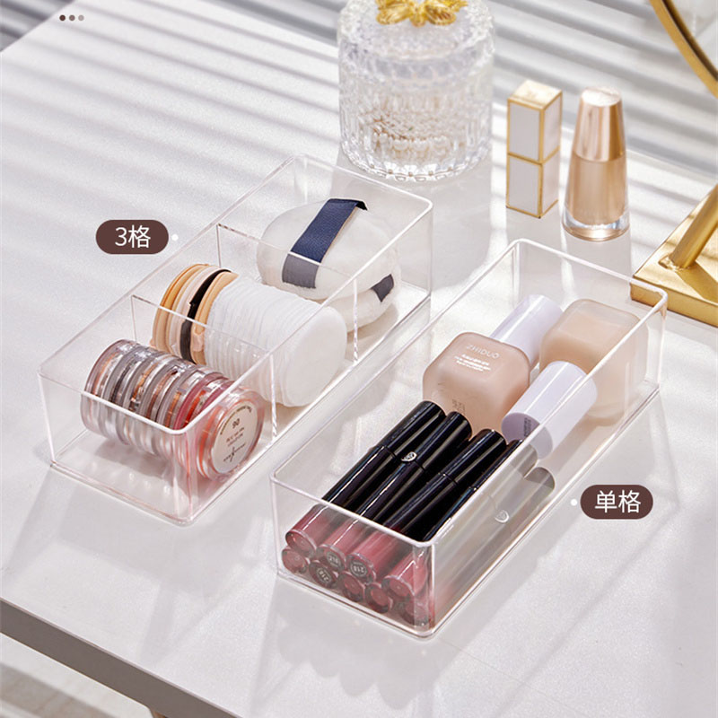Acrylic Cosmetics Storage Box  - Desk Setup Organization recensione e prezzo