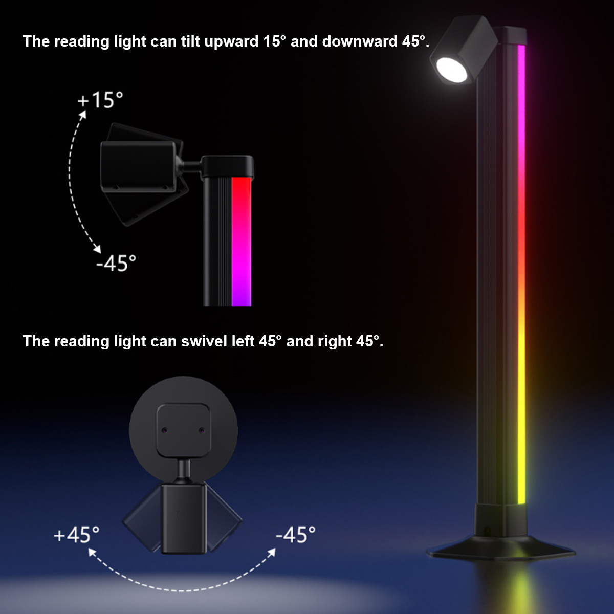 Smart Light Bar LED RGB Music  - Desk Setup Black recensione e prezzo