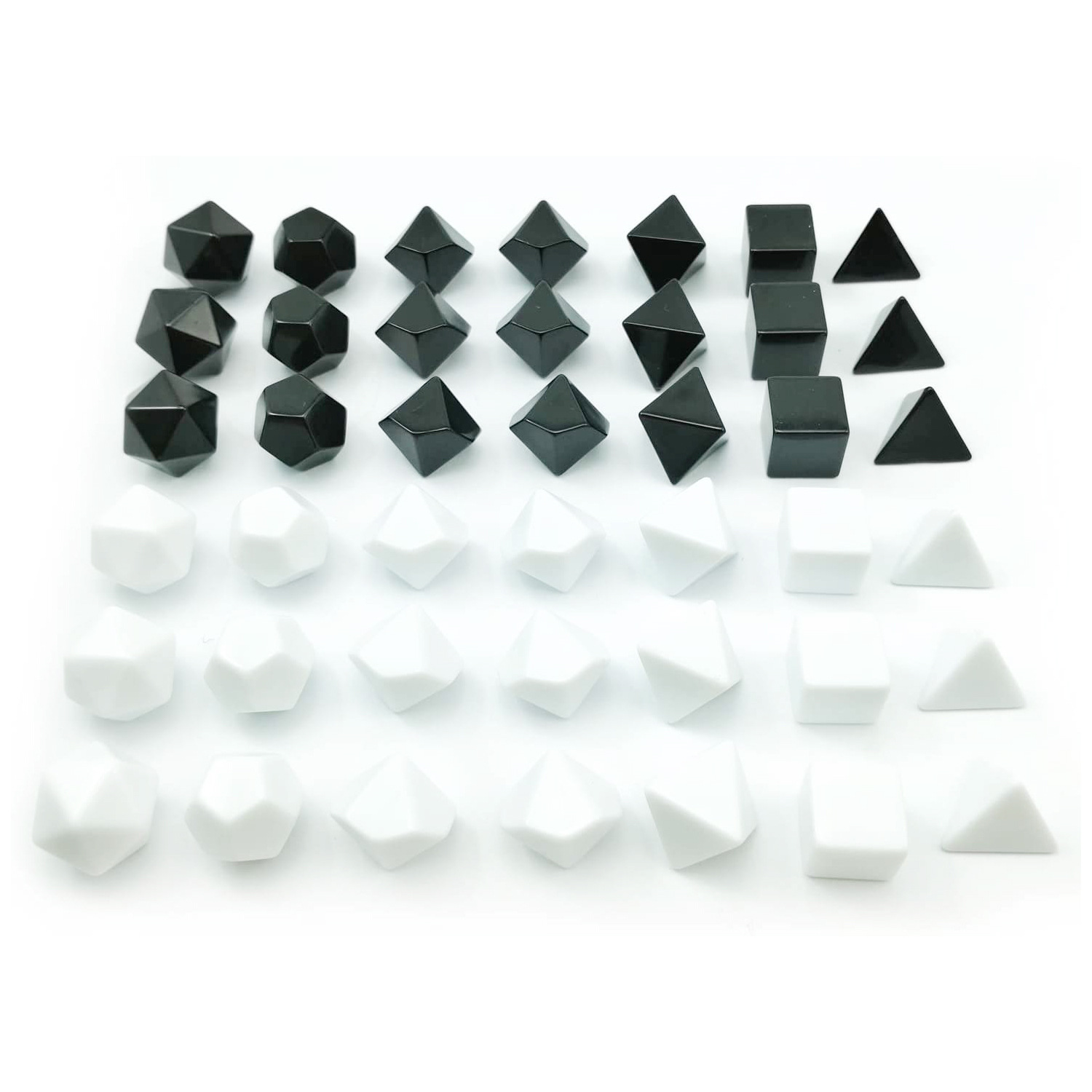 7 Pcs Set of Black White Blank - Desk Setup Black recensione e prezzo