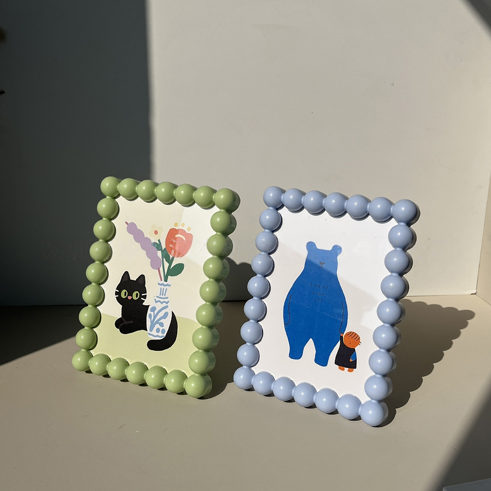 Cute Beaded Photo Frame Fun De - Desk Setup Photo recensione e prezzo