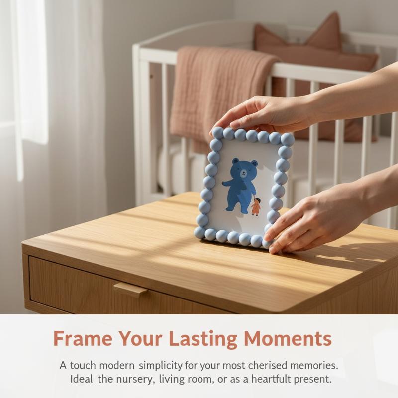 Cute Beaded Photo Frame Fun De - Desk Setup Photo recensione e prezzo